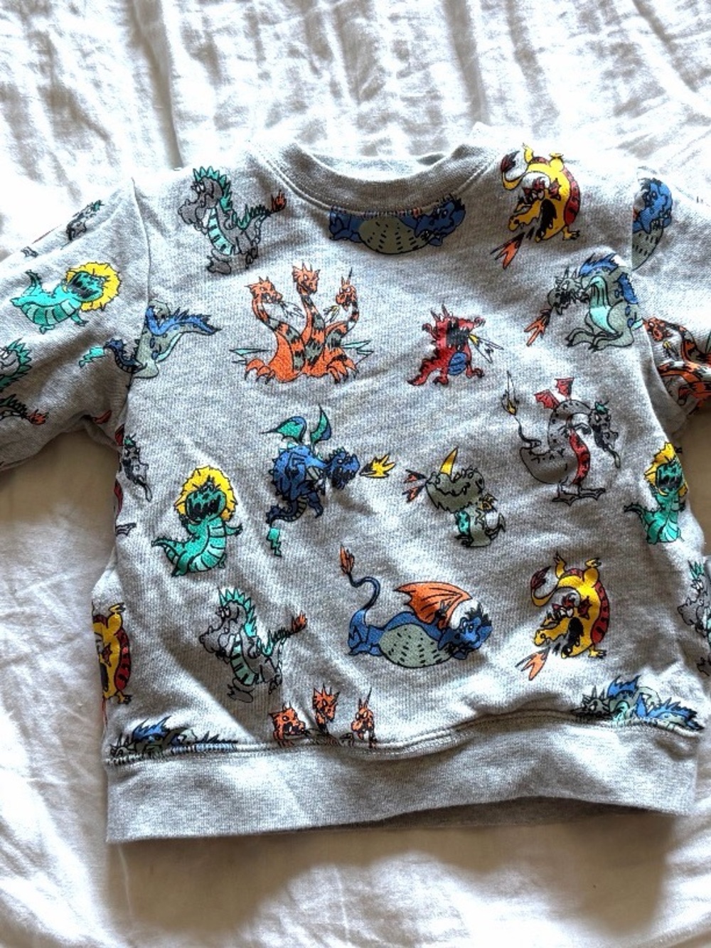 Stella McCartney Kids Reversible Dragon Sweatshirt /size 4